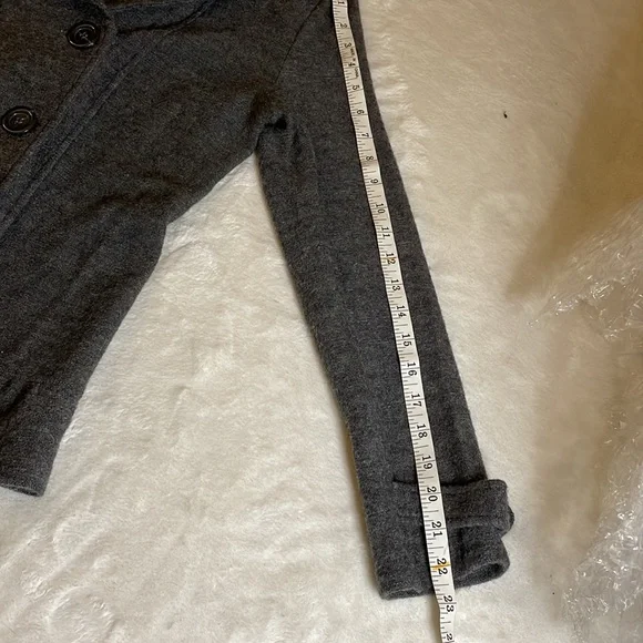 Babette Ballinger Gray 100% Wool Coat size Medium - Picture 15 of 17